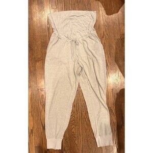 Seraphine Nursing Maternity Jogger Jumpsuit w/Bump Band Jersey Size Large